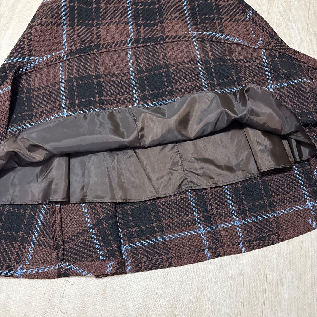 ◉匿名配送SALE◉EMMEL REFINESツイードチェックロングスカートS