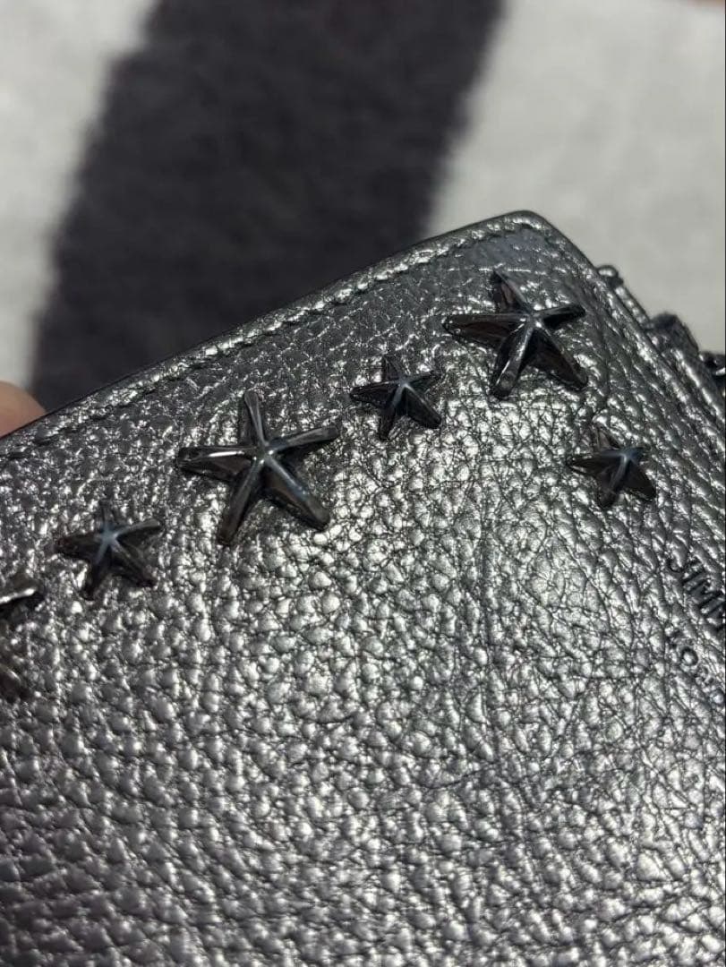 Jimmy Choo 二つ折り財布 星型 スタッズ