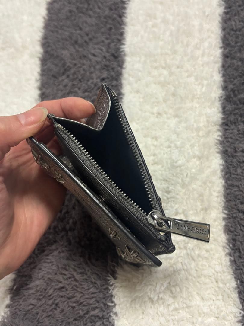 Jimmy Choo 二つ折り財布 星型 スタッズ