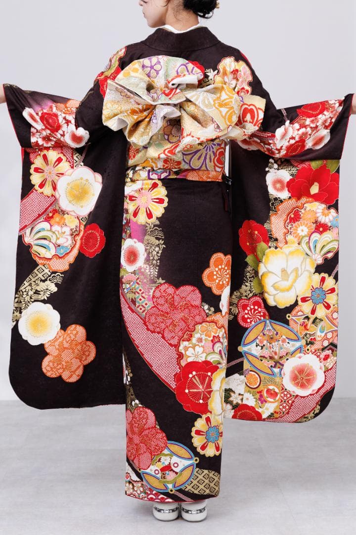 TAMA　振袖単品【843】【160cm~170cmの方用】