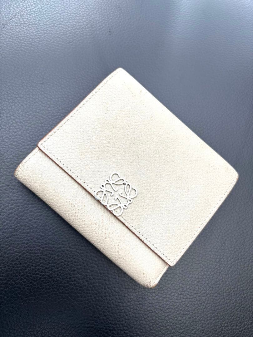 【aya's brand】 ロエベ アナグラムロゴスクエア三つ折り財布