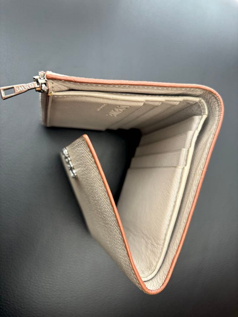 【aya's brand】 ロエベ アナグラムロゴスクエア三つ折り財布