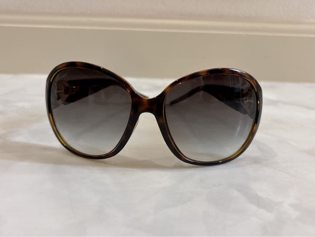 GUCCI グッチ サングラス インターロッキングG ハート ゴールド