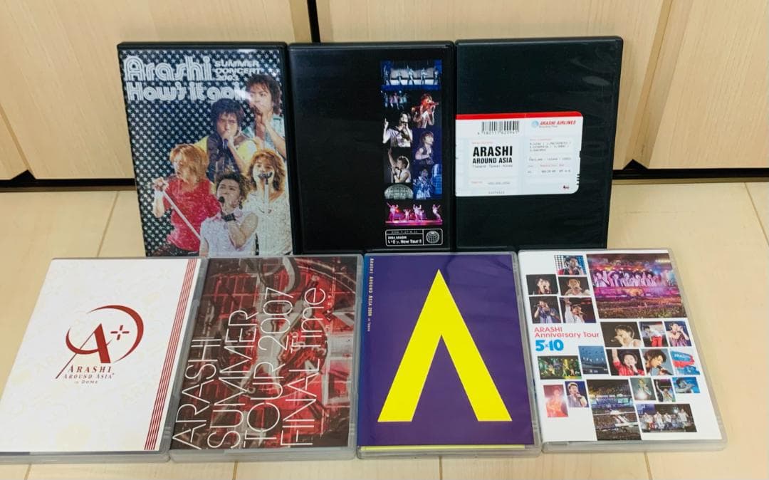 【通常盤 & 初回盤】嵐 ARASHI ライブ DVD まとめ売り 15枚セット