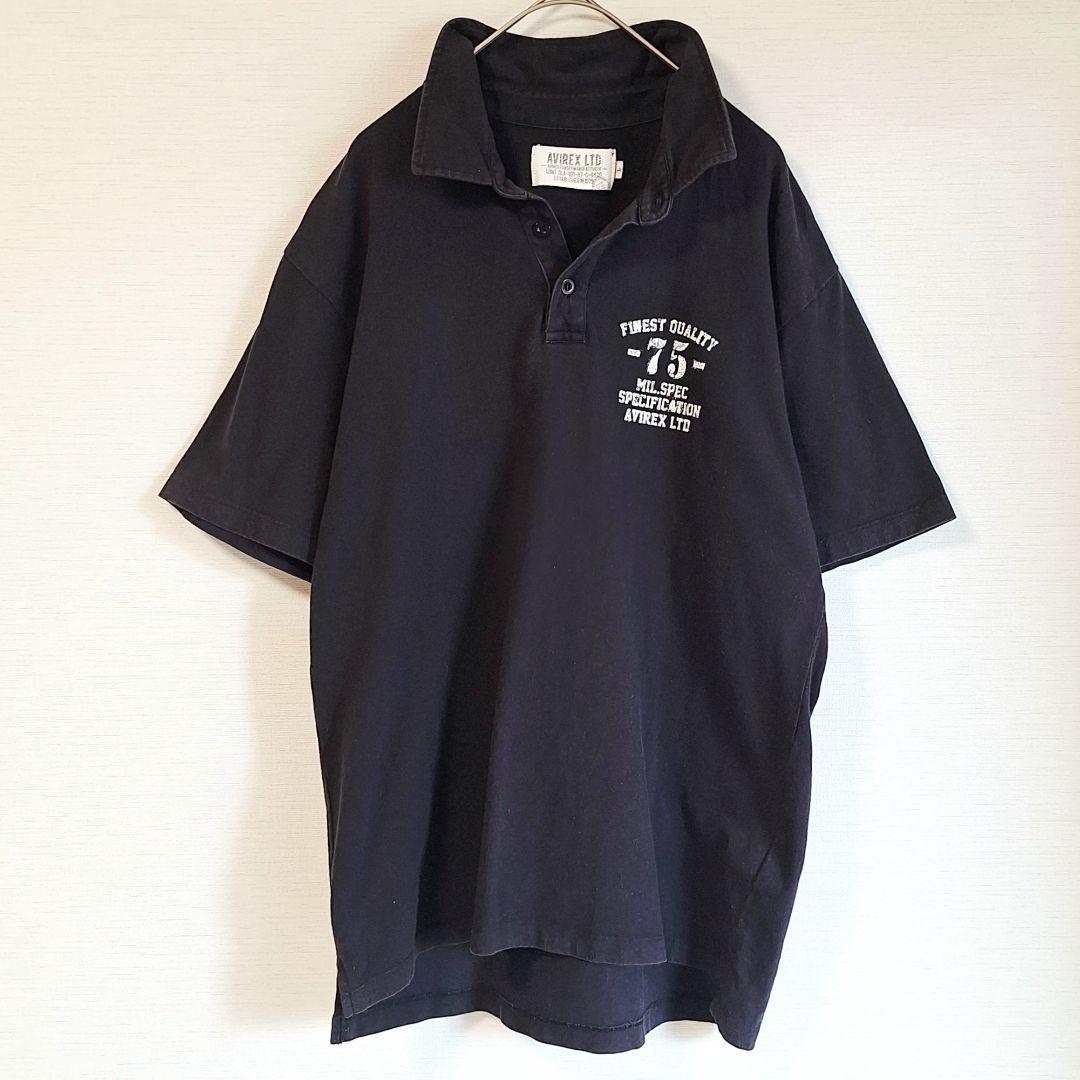 AVIREX　Tシャツ　3枚まとめ　L　刺繍　ロゴプリント　黒　赤　グレー