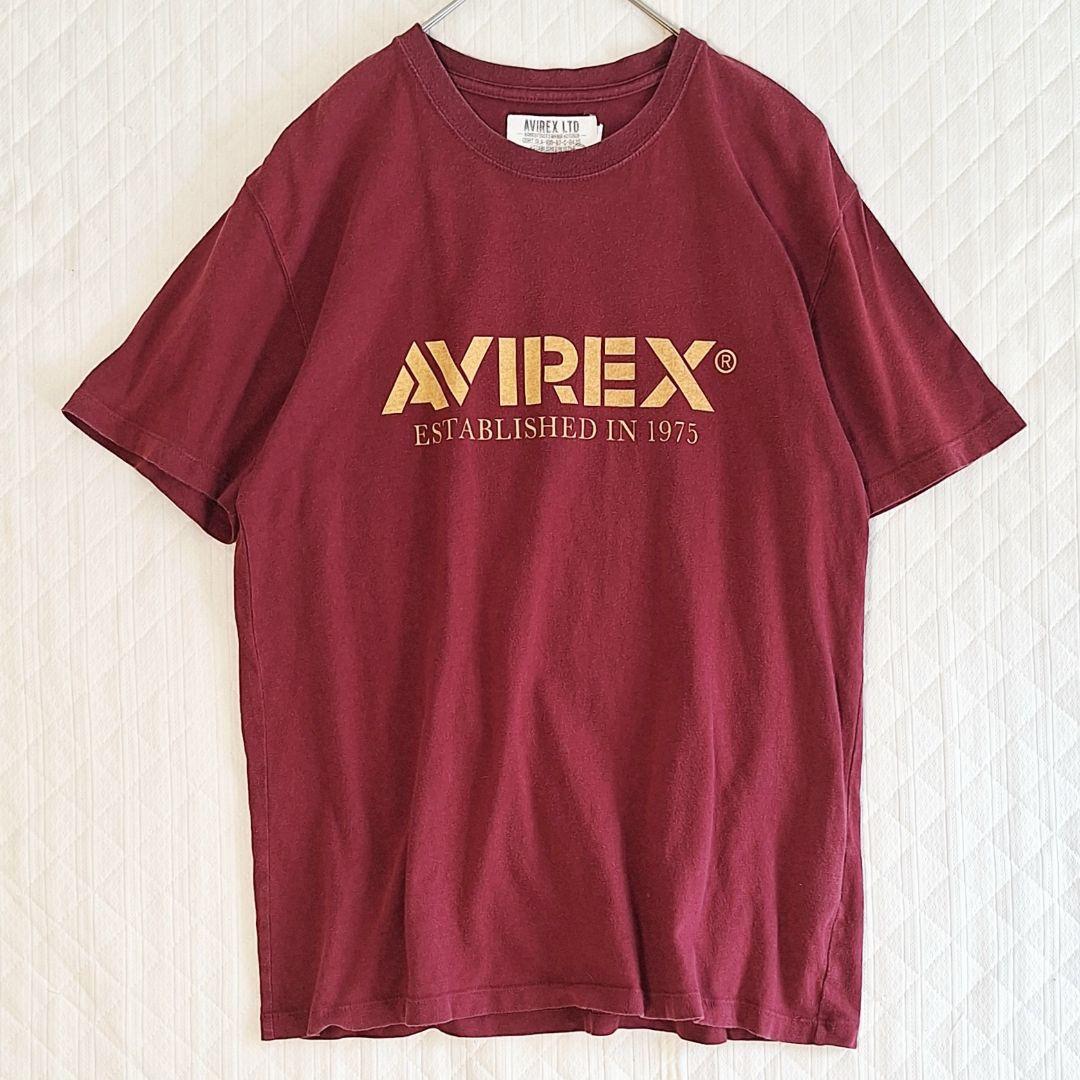 AVIREX　Tシャツ　3枚まとめ　L　刺繍　ロゴプリント　黒　赤　グレー