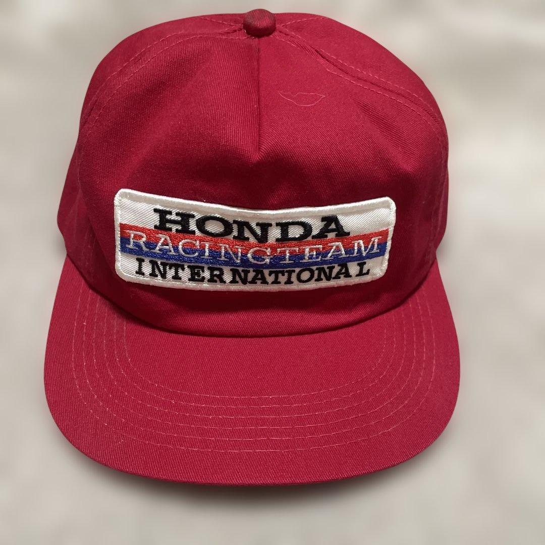 80s ホンダ　ビンテージキャップ　USA製　HONDAレーシング
