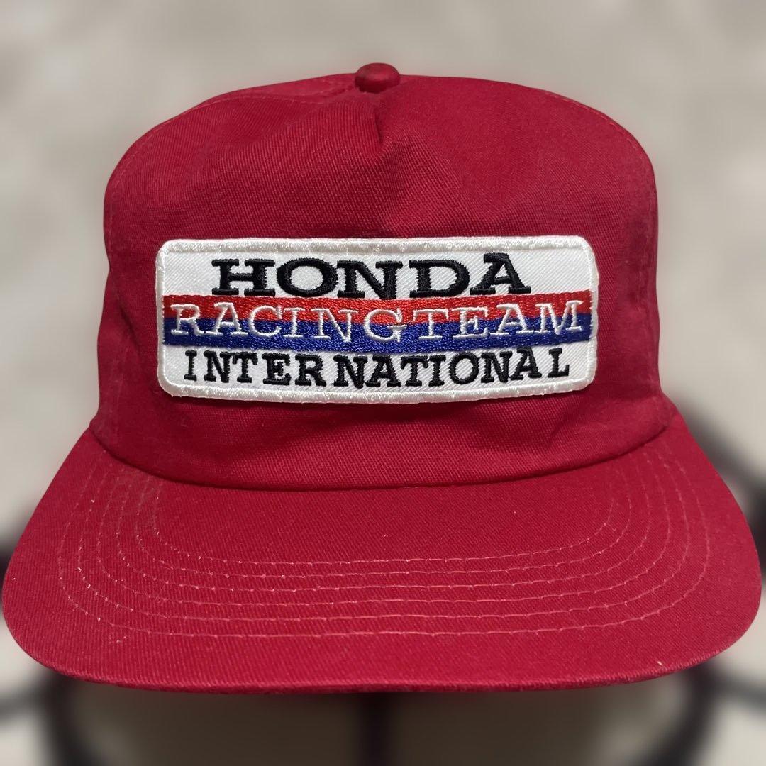 80s ホンダ　ビンテージキャップ　USA製　HONDAレーシング