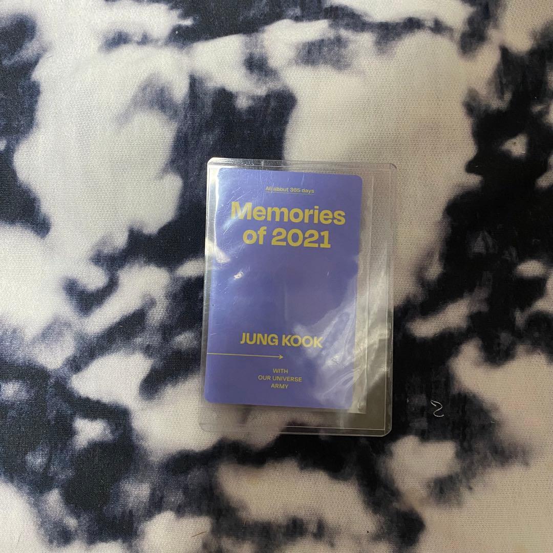 グク Memories2021 トレカ
