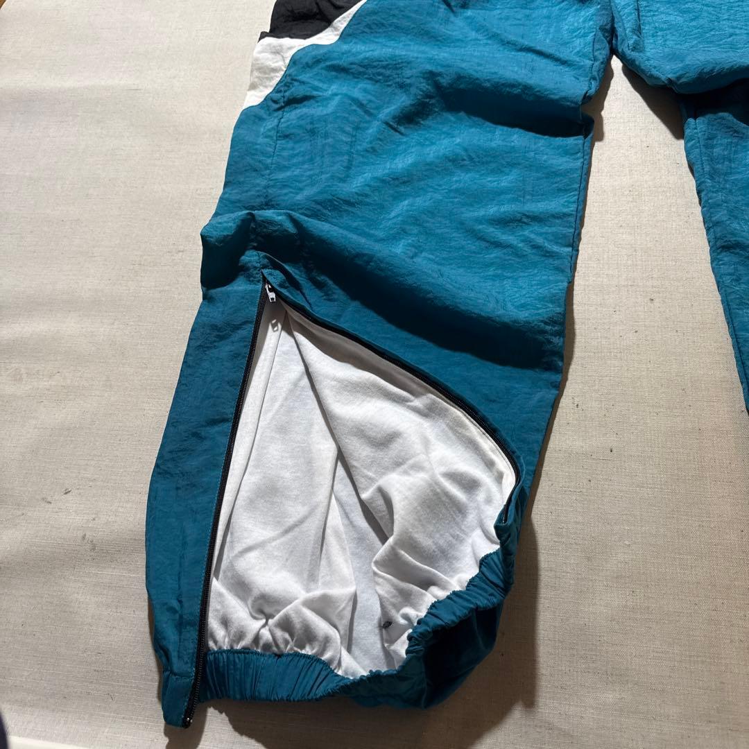 90s 銀タグ NIKE ナイキ サイドジップ ナイロンパンツ テック L