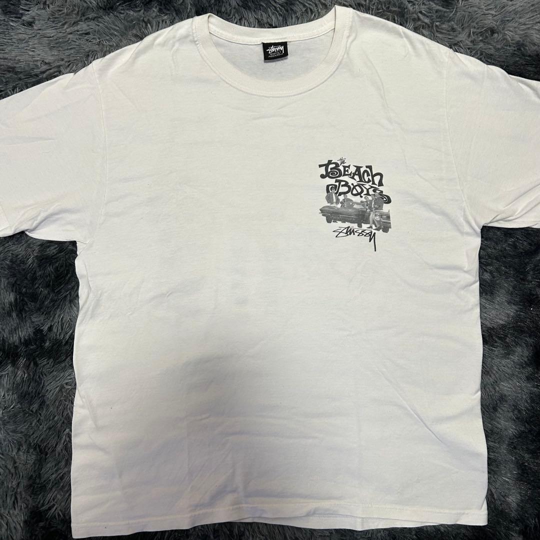 【激レア】Stussy × Beach Boys コラボTシャツ ステューシー白