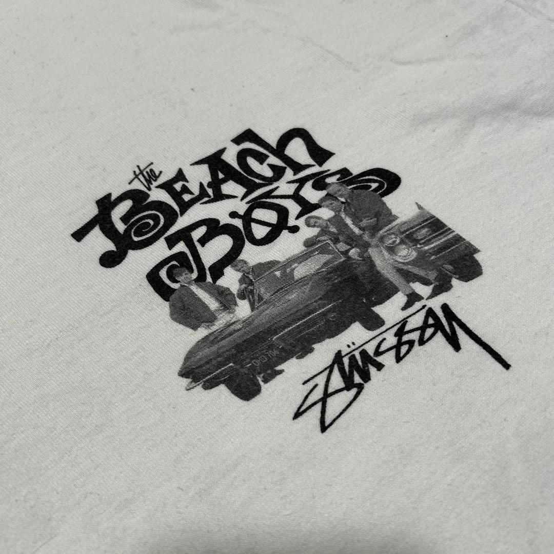 【激レア】Stussy × Beach Boys コラボTシャツ ステューシー白