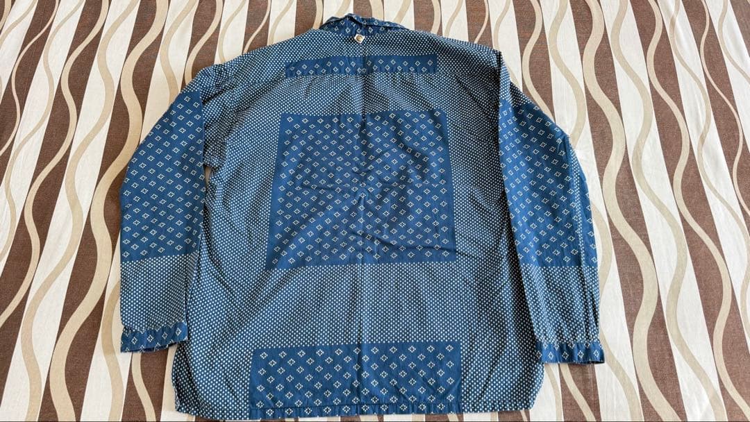 ビズビム VISVIM 長袖 KERCHIEF DOTS TUNIC SHIRT