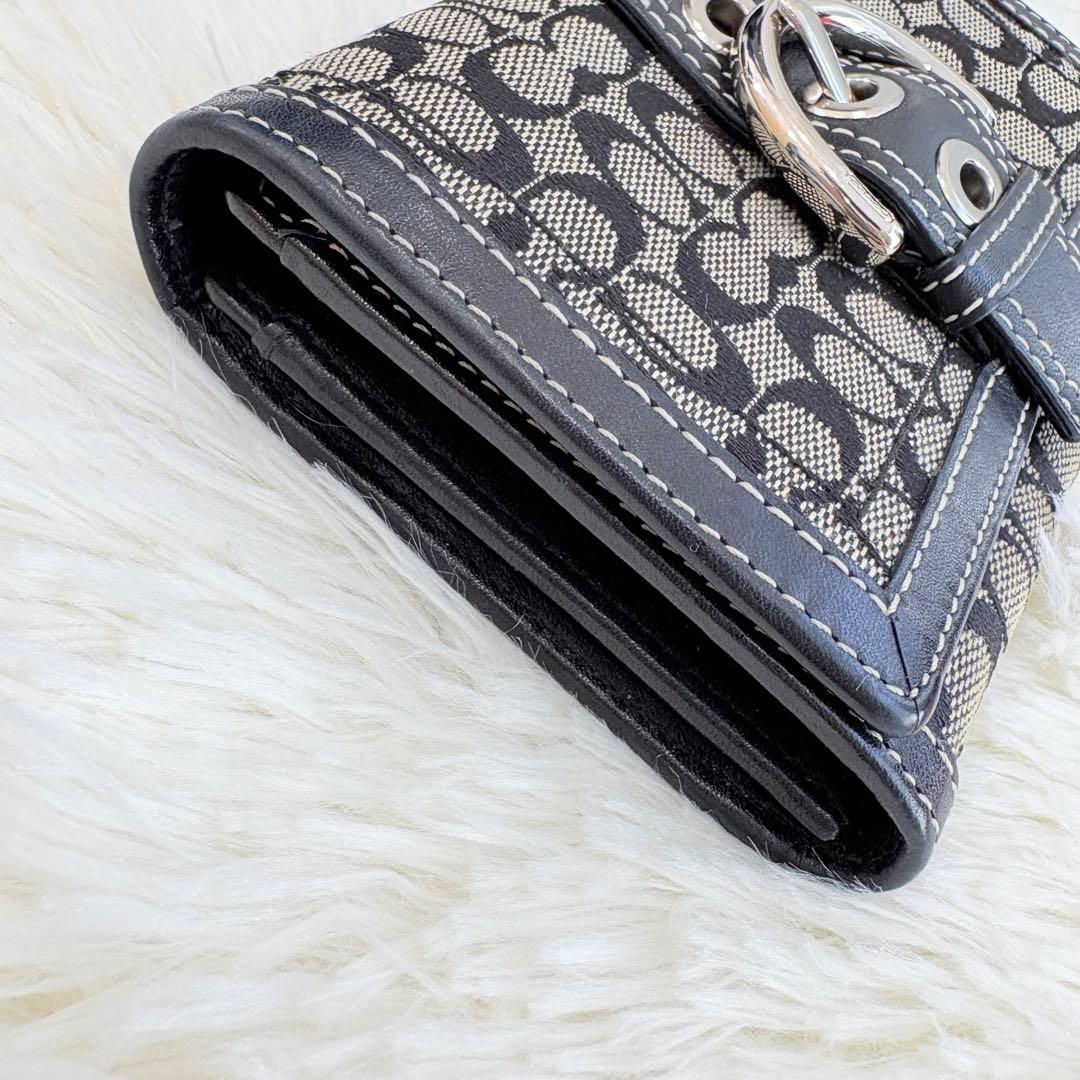 Coach コーチ 財布 Mini Signature Flap Wallet