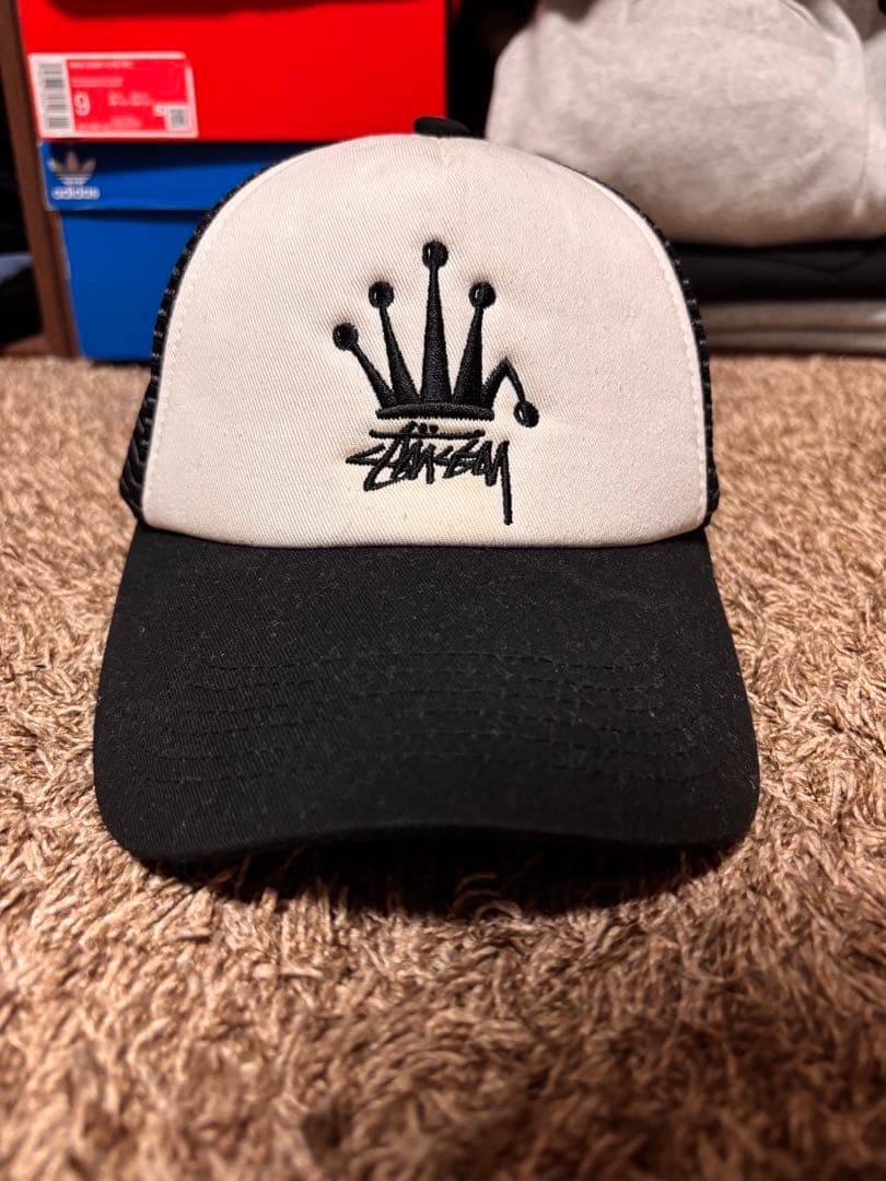 Stussy ステューシー メッシュキャップ 黒 トラッカーキャップ キャップ