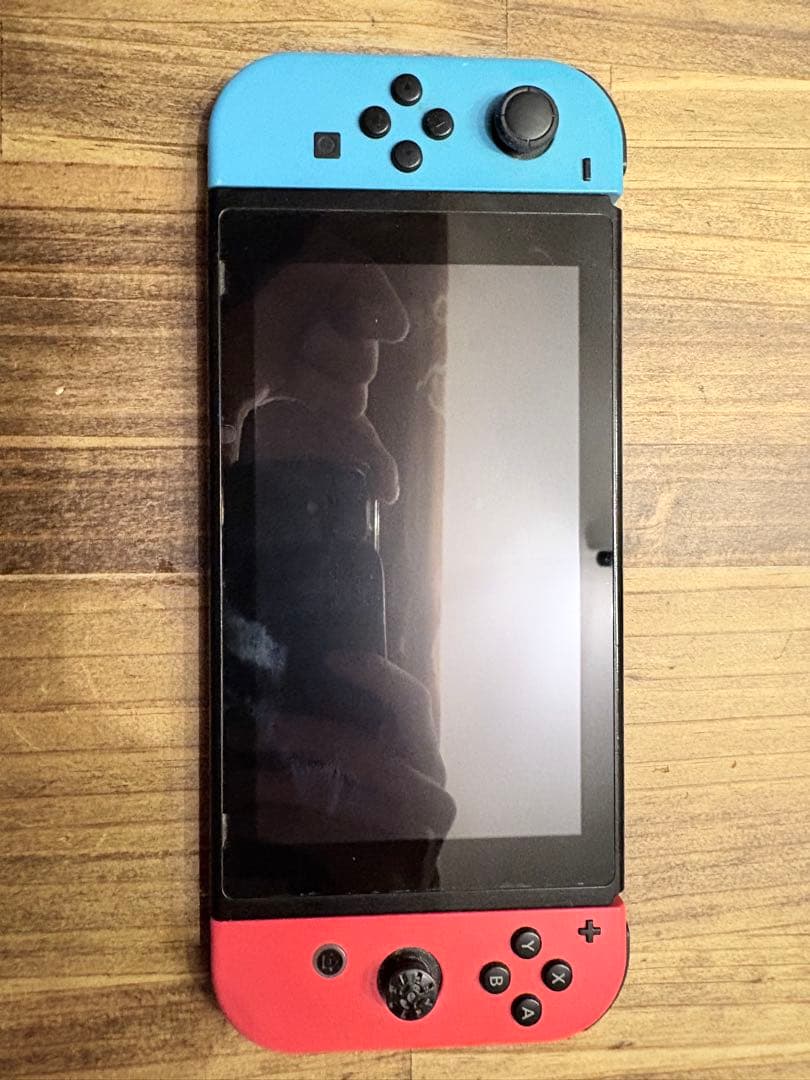 Nintendo Switch 本体 青/赤 充電器　ケース付き