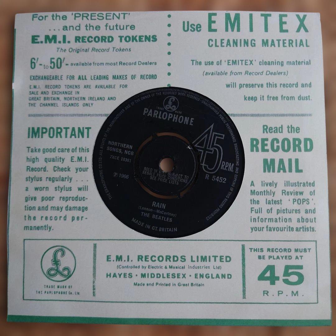 UK盤THE BEATLES Paperback Writer / Rain