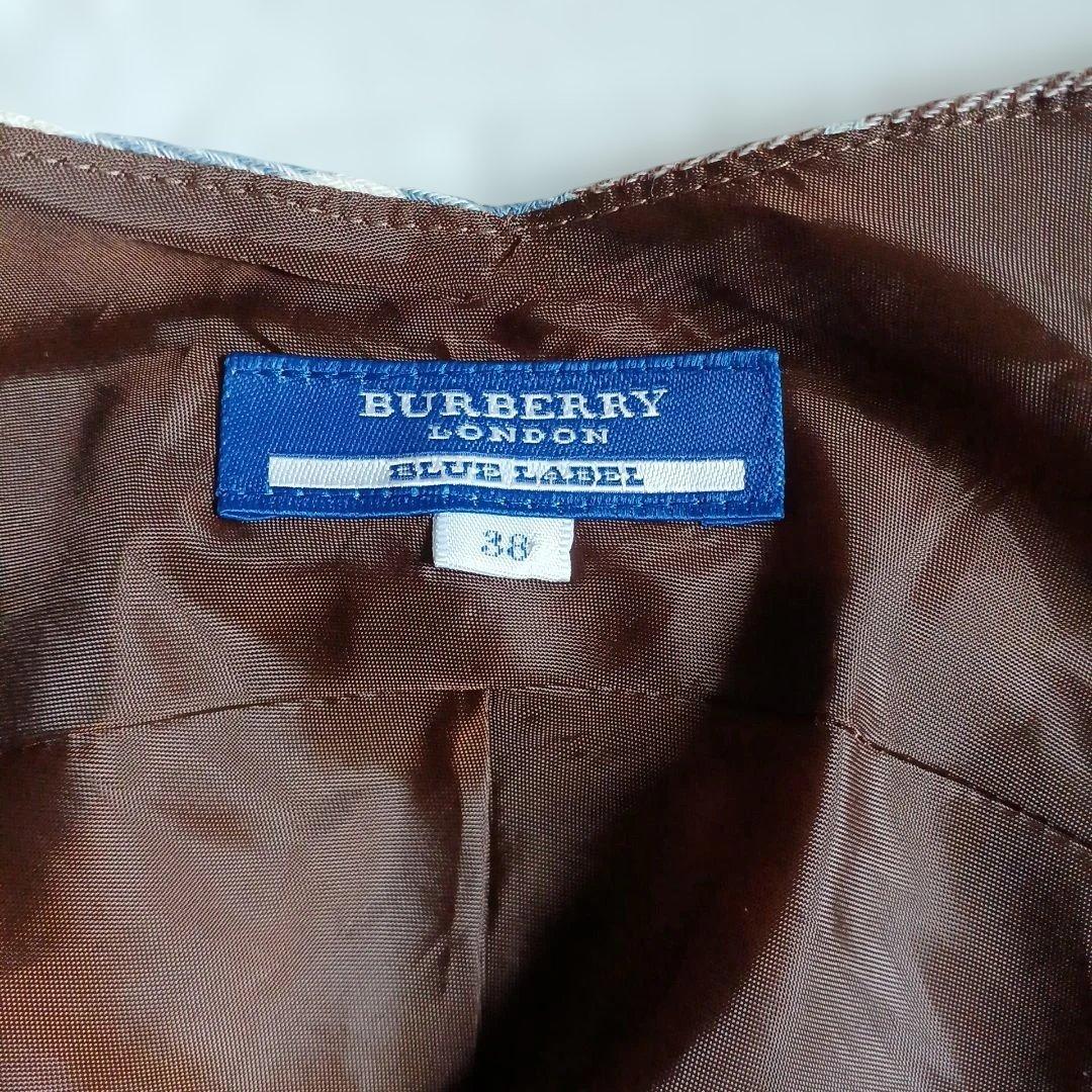 BURBERRY LONDON バーバリー　ワンピース　サイズ38　リネン混