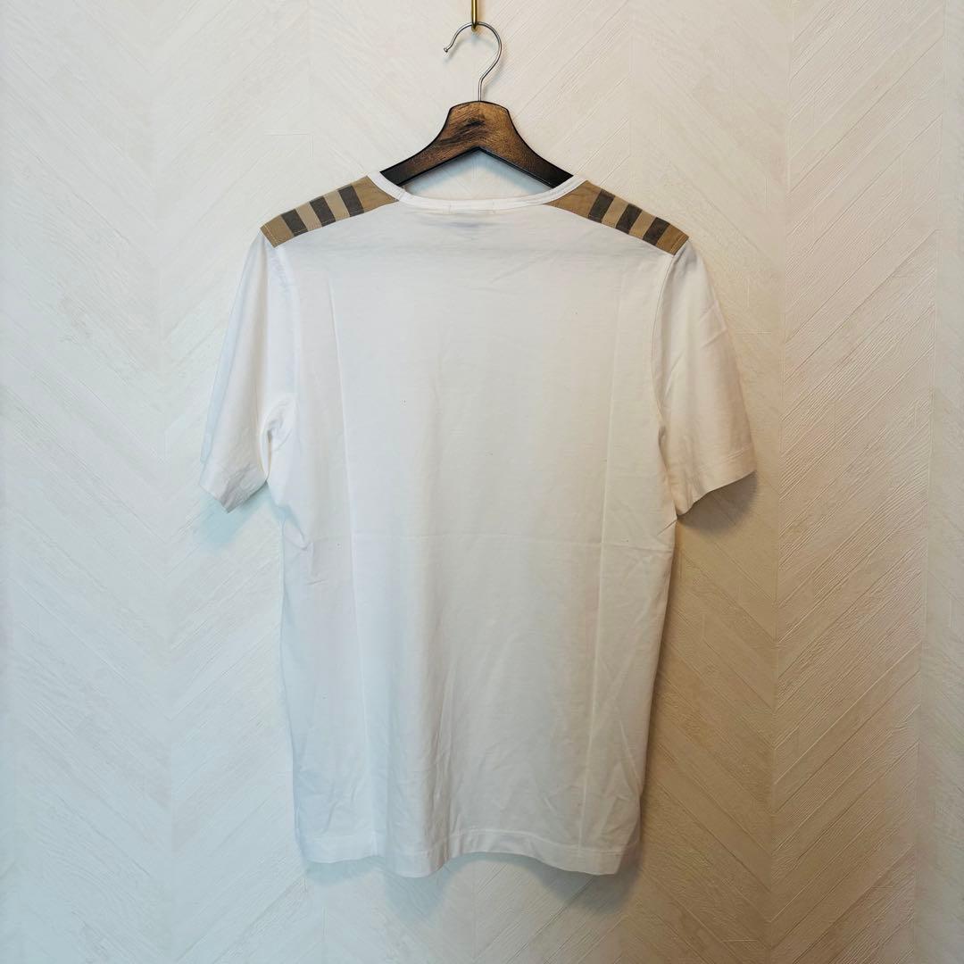 【新品】BURBERRY LONDON バーバリーショルダーチェックTシャツS