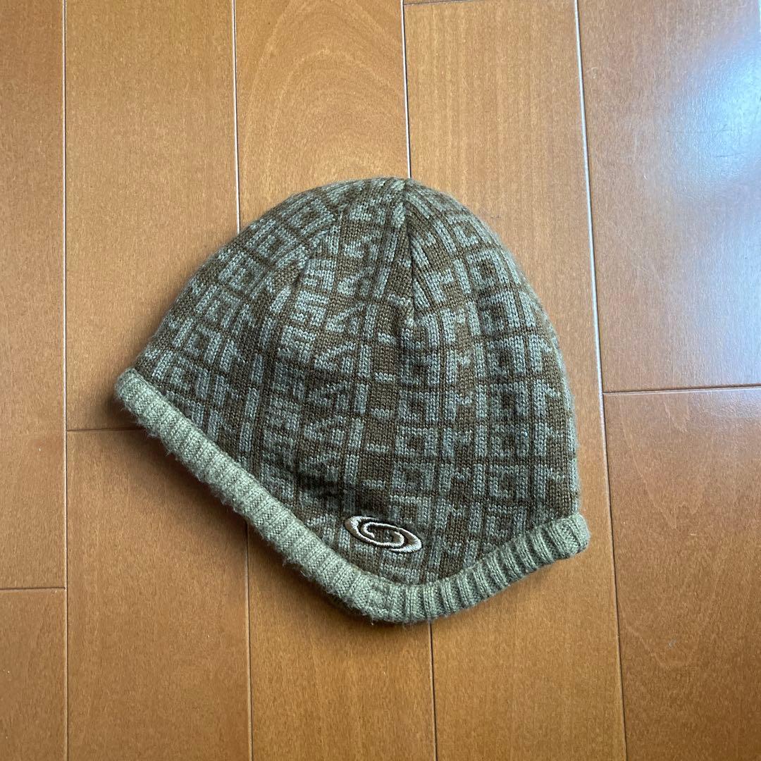 2000s SALOMON 耳付き ニット帽 ビーニー