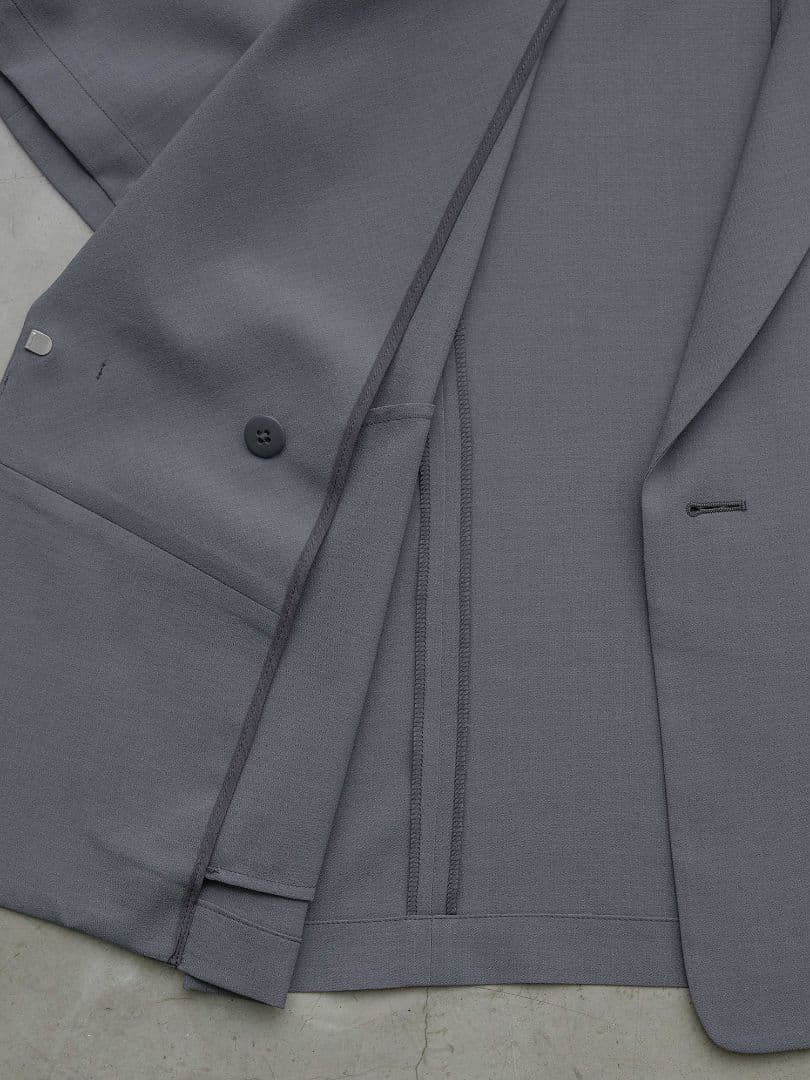 crewre　クルーレ　ショールハーフスリーブジャケット　グレー　サイズ2