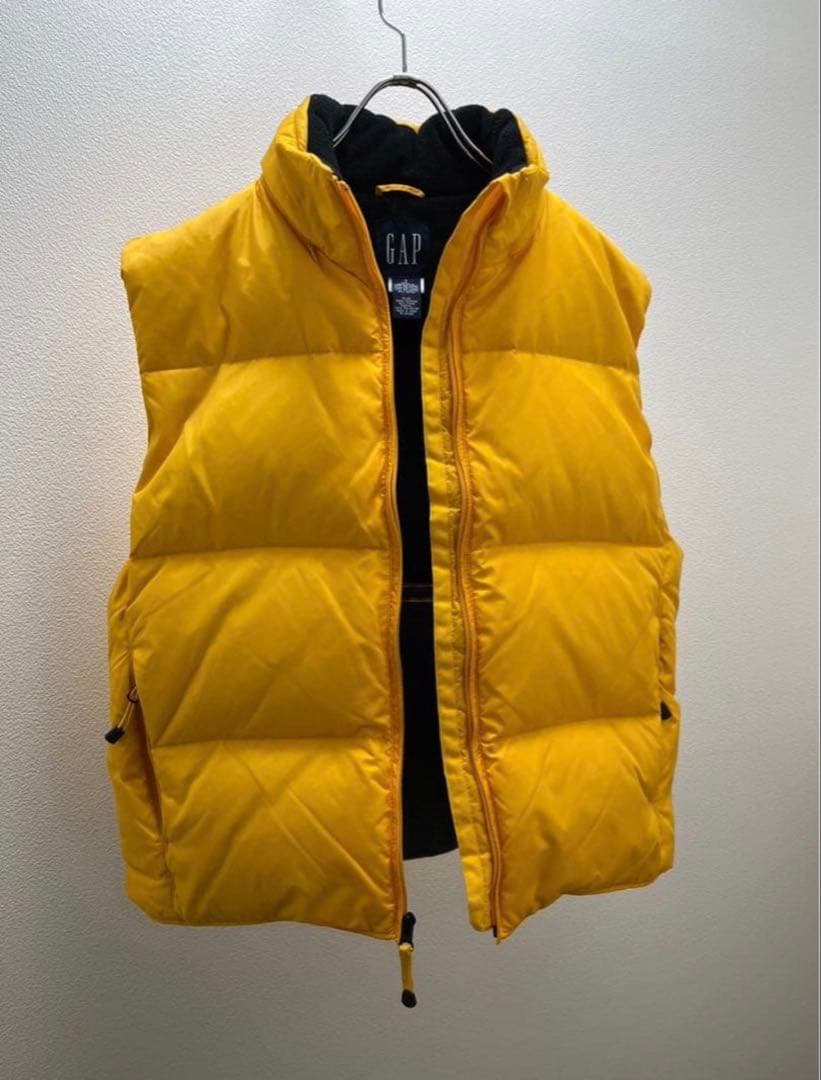 GAP ダウンベスト イエロー
