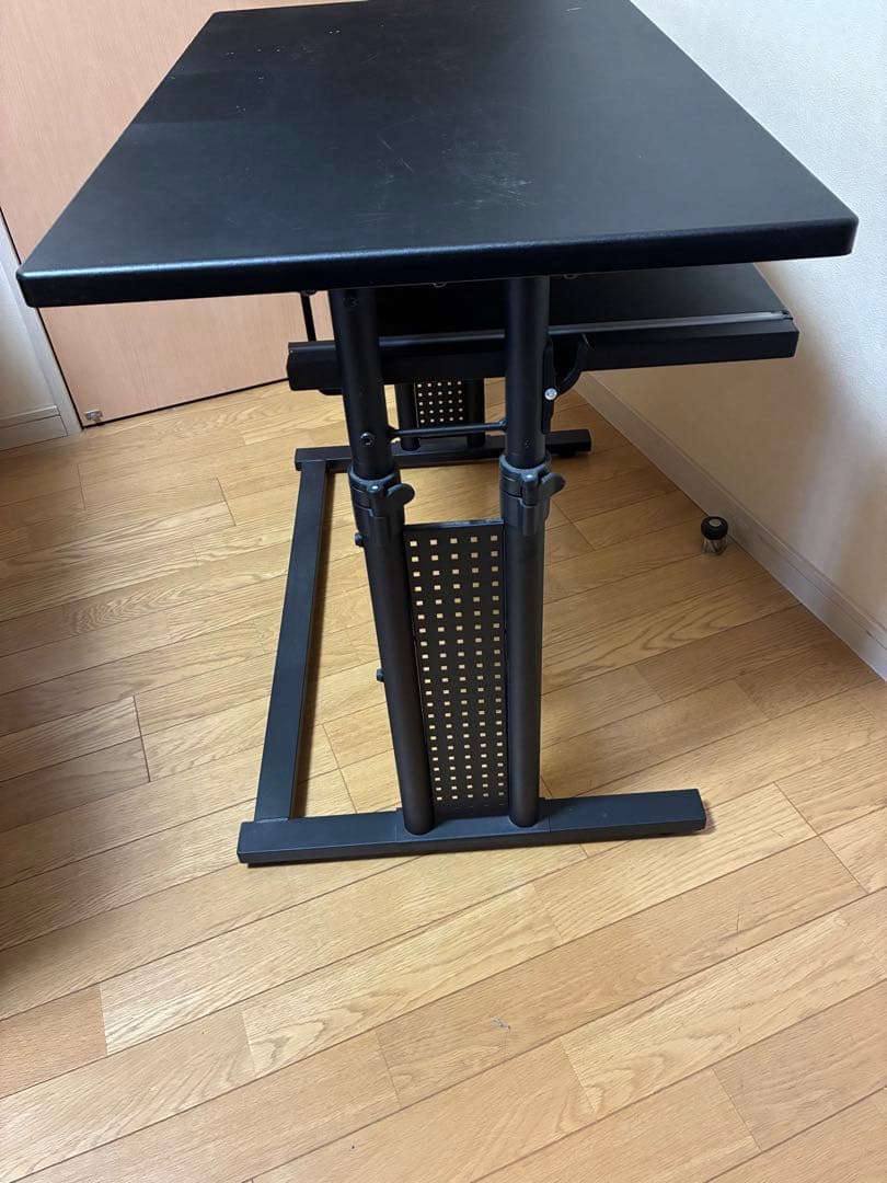 Bauhutte ゲーミングデスク昇降式 PCデスクブラック BHD-800CM