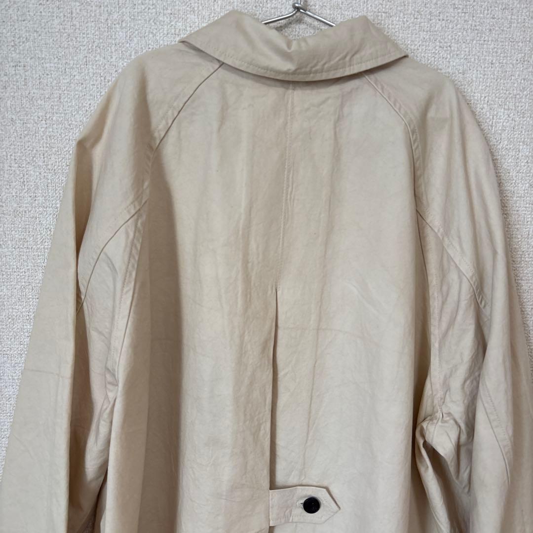 かぐれ　コットンバッグタックショートコート　アイボリー
