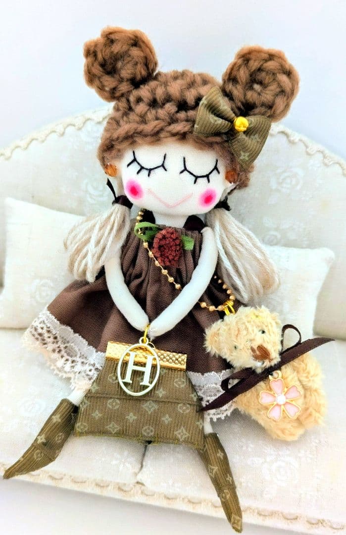 くみっきー様　ハンドメイド ドールチャーム バッグチャーム お人形