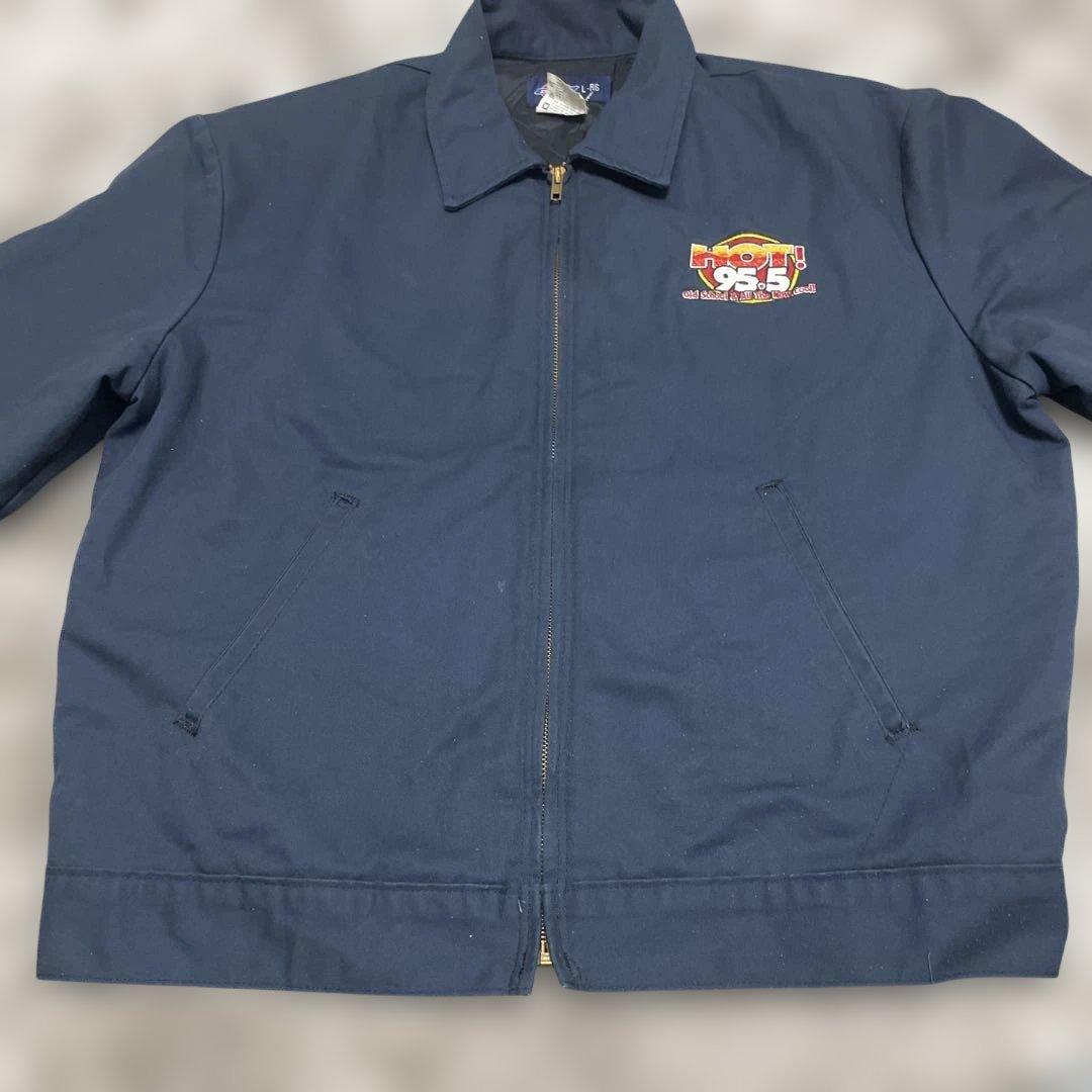 メキシコ製Dickies スイングトップ　ネイビー ワークジャケット　Ｌ