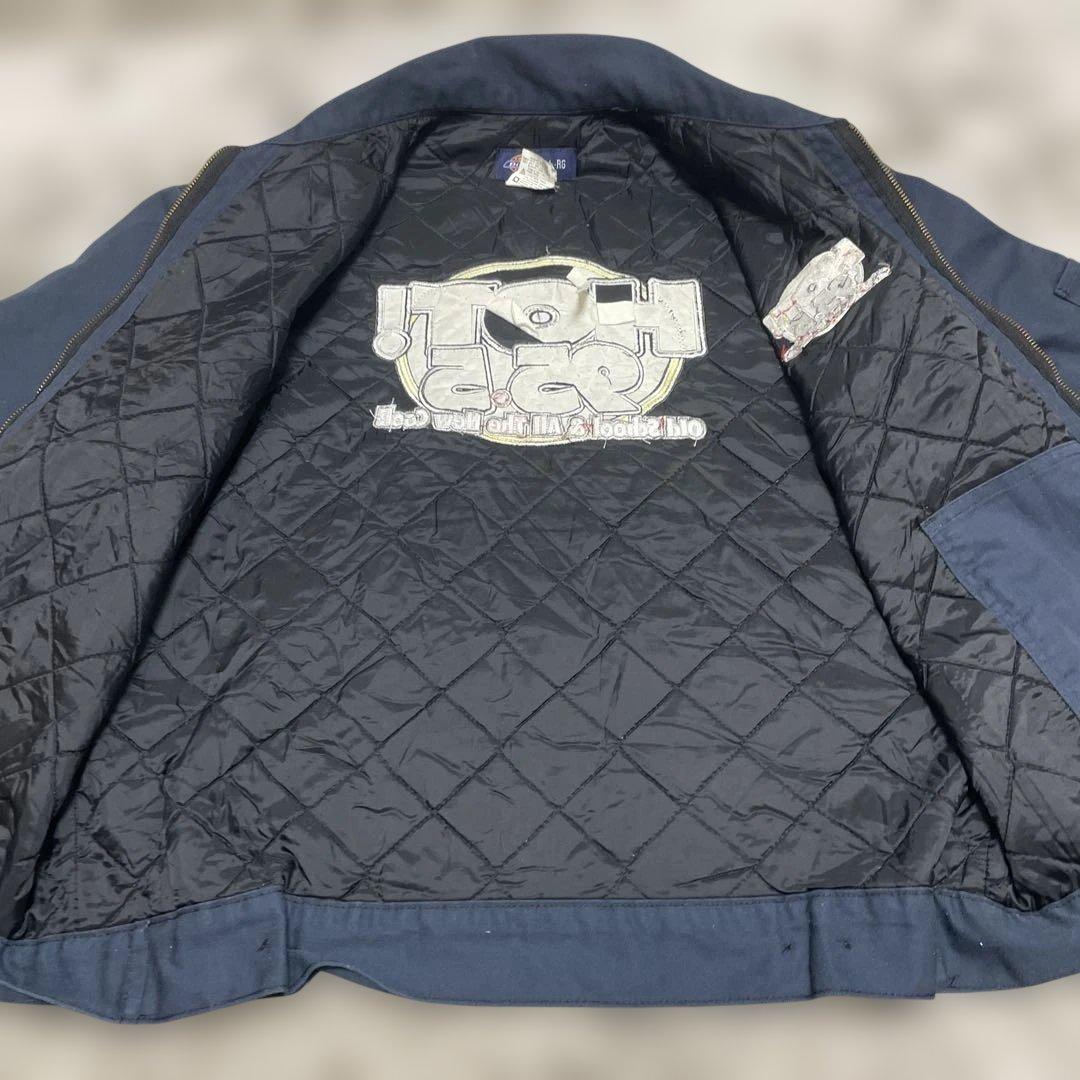 メキシコ製Dickies スイングトップ　ネイビー ワークジャケット　Ｌ