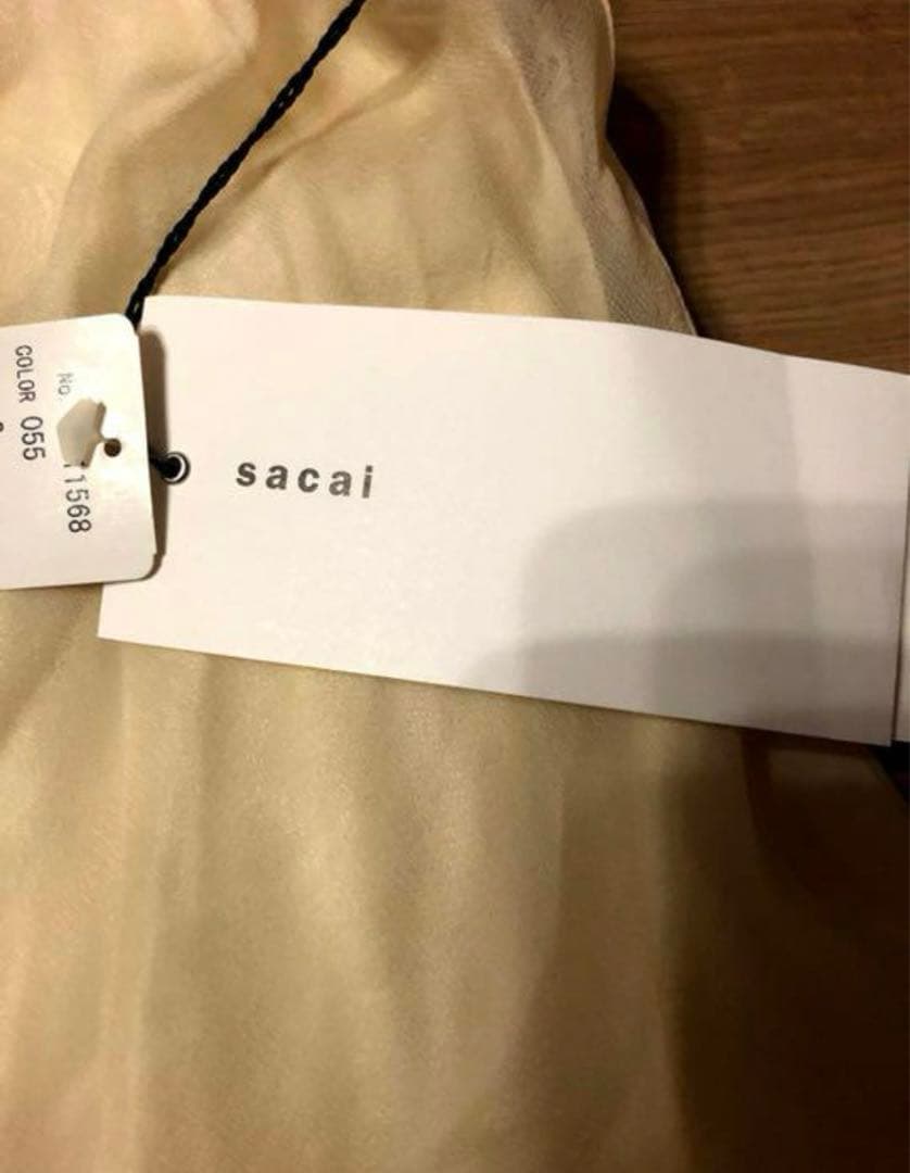 DK公式アカウント　sacai 新品タグ付き　シースルートップス
