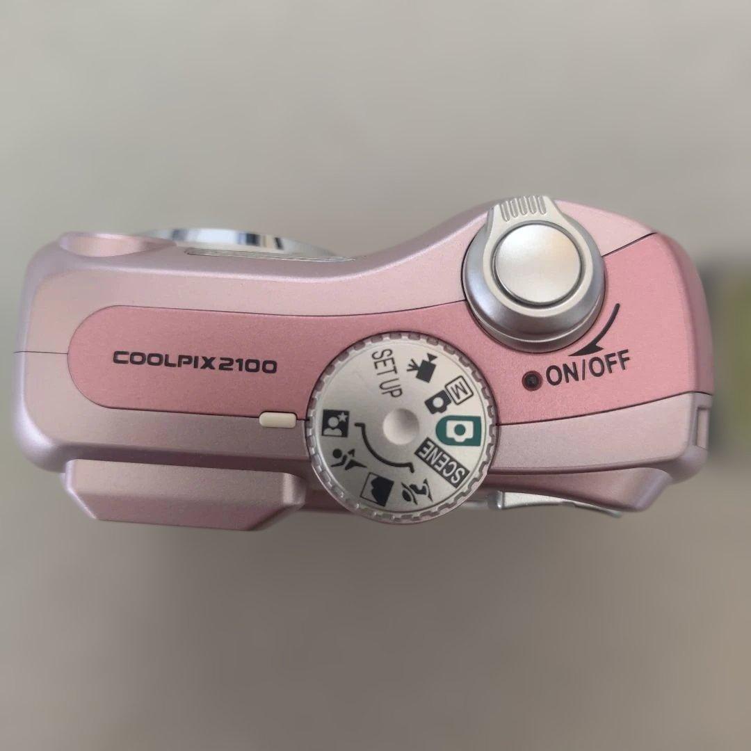Nikon COOLPIX 2100 ピンク　単三電池2本　動作品