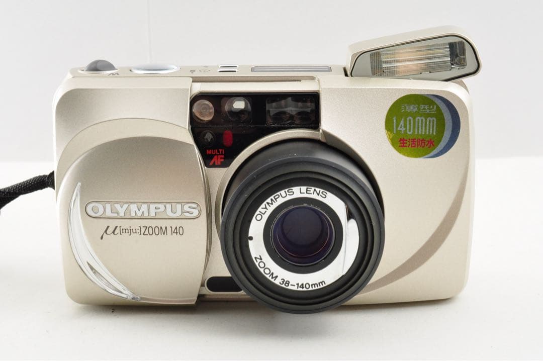 美品　OLYMPUS μ mju 140 ミュー フィルムカメラ