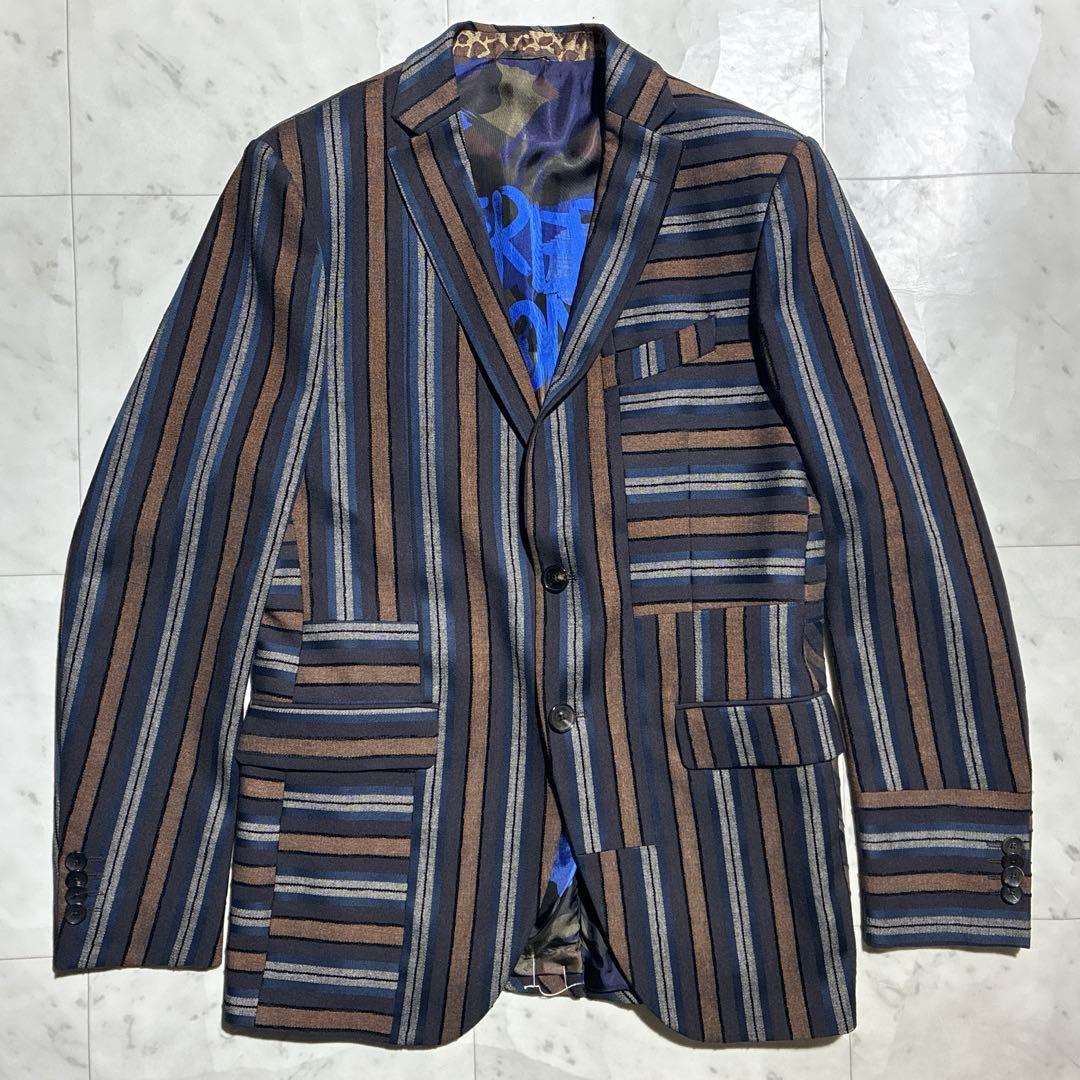 新品タグ付/XL ETRO テーラードジャケット　付属品完備　現行モデル　華やか
