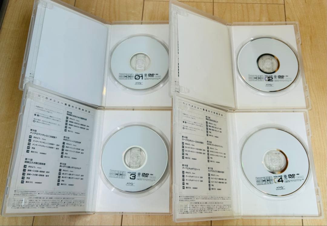 に*）様 ポスター2枚付＊HUNTER×HUNTER DVD 1-4巻