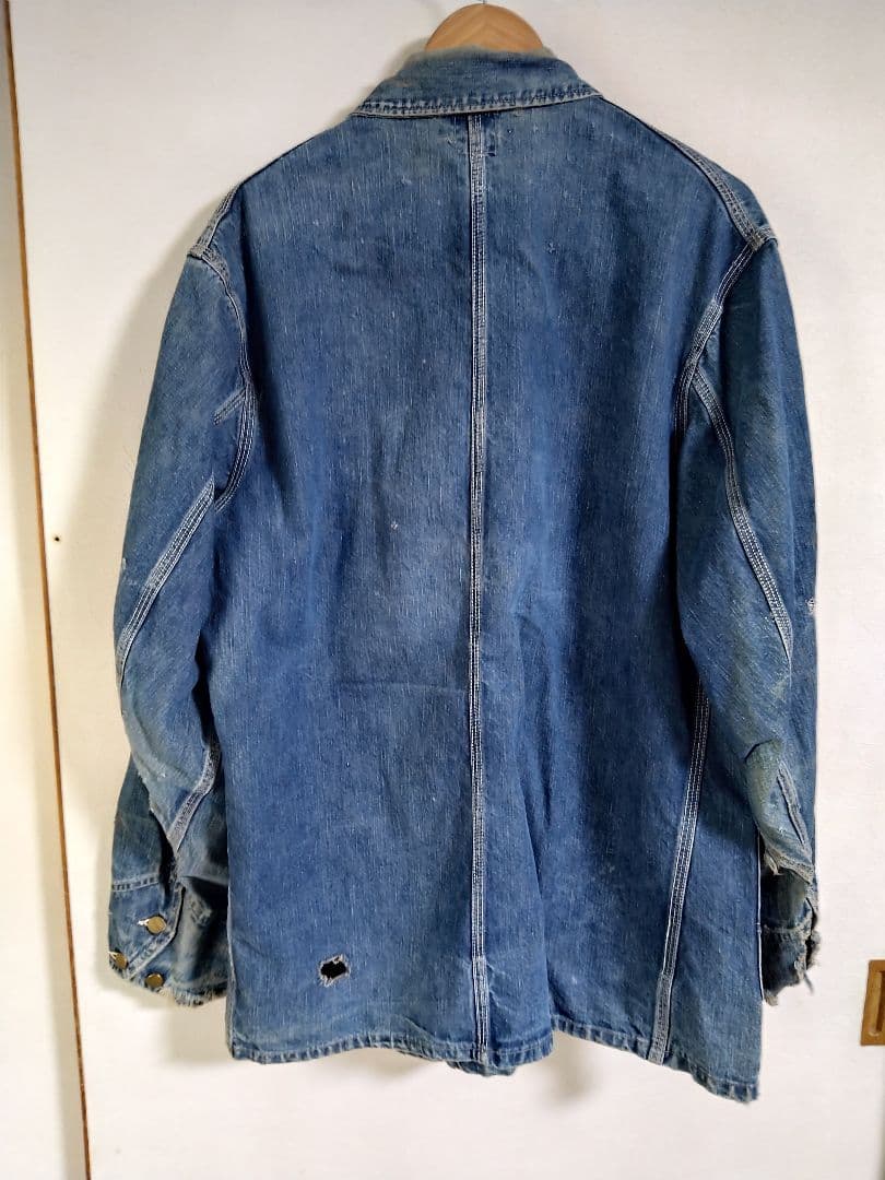 Lee　91-j　44　40〜50s　カバーオール　ボロ