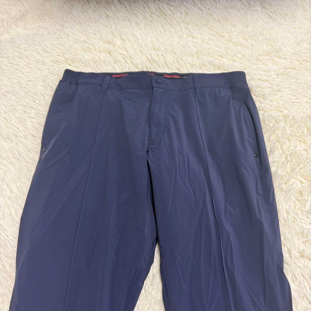 【ブリーフィングゴルフ】美品 ストレッチパンツ サマーパンツ ネイビー メンズ