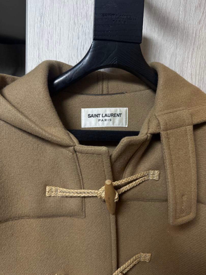 美品　13AW Saint Laurent ベージュ ダッフルコート 46
