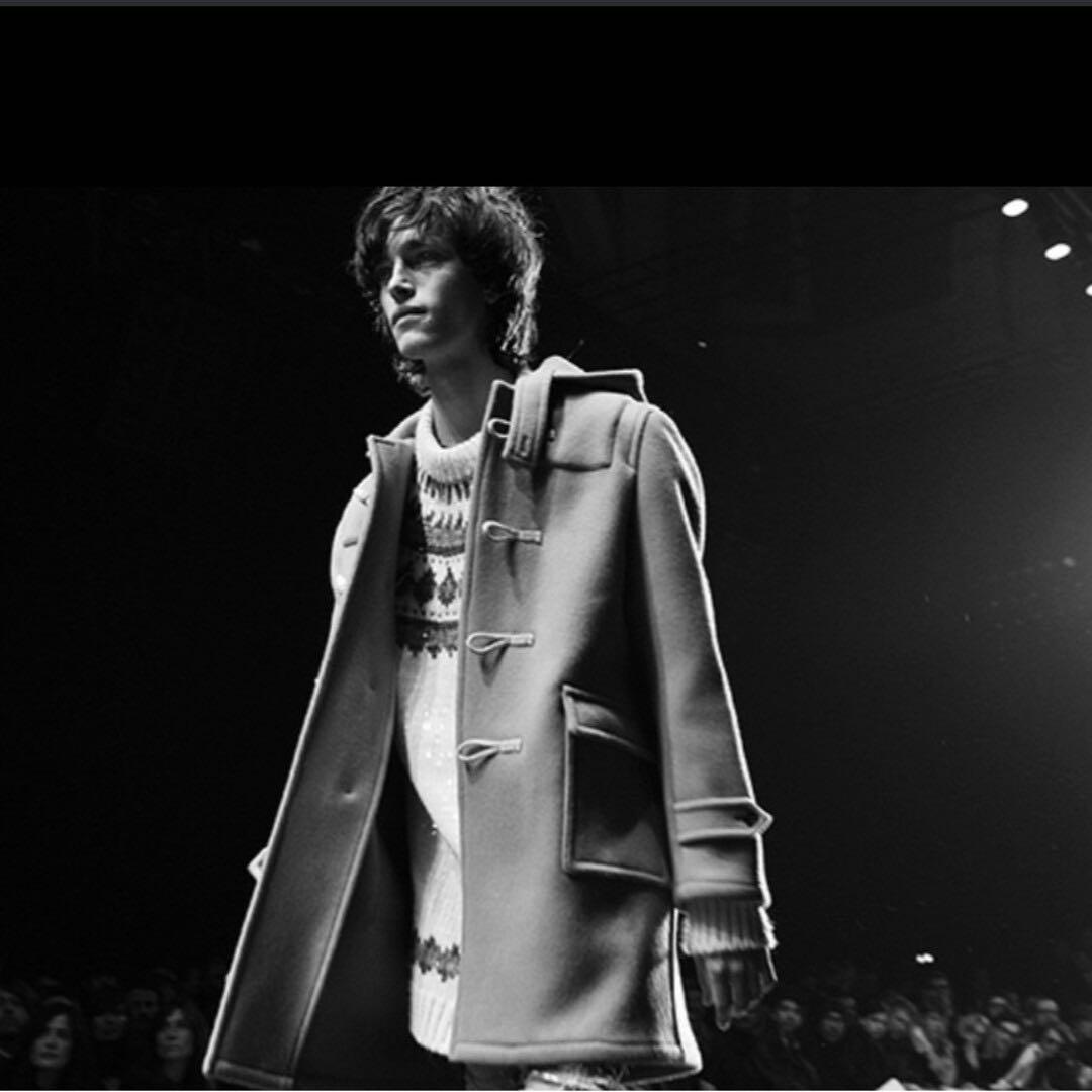 美品　13AW Saint Laurent ベージュ ダッフルコート 46