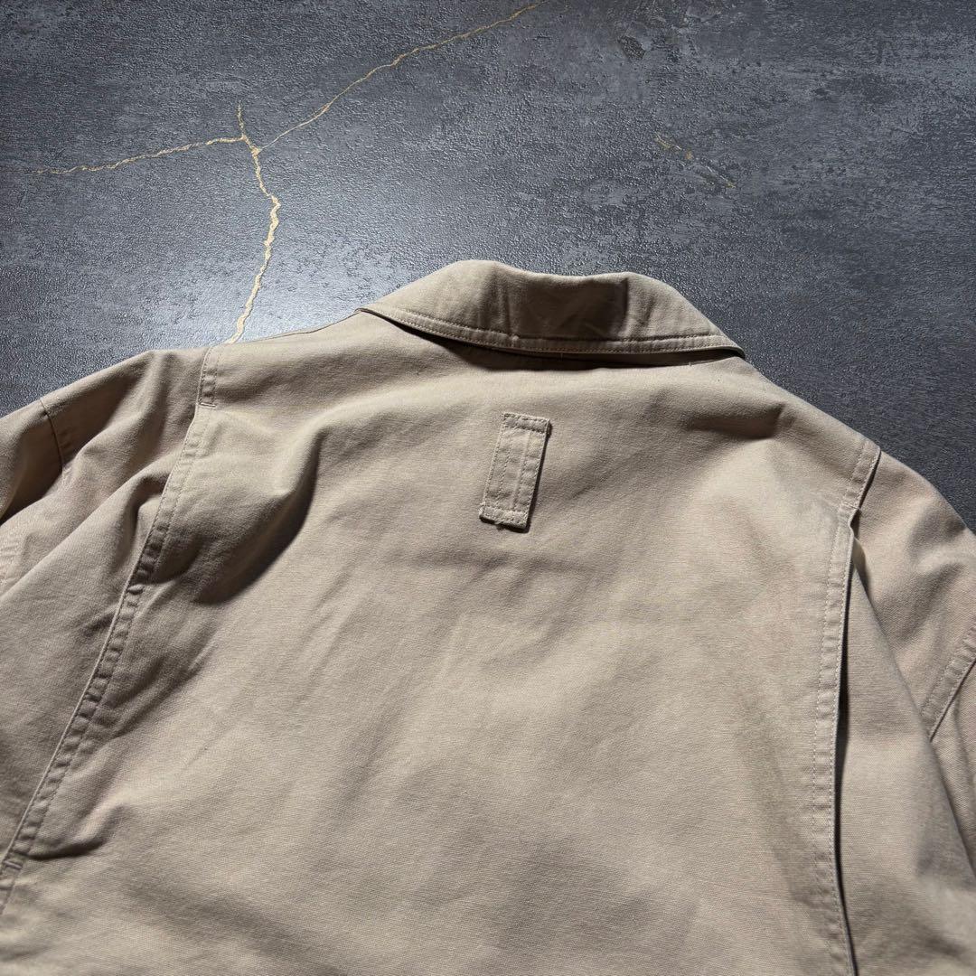 80s Eddie Bauer ハンティングジャケットジップブルゾン短丈古着L