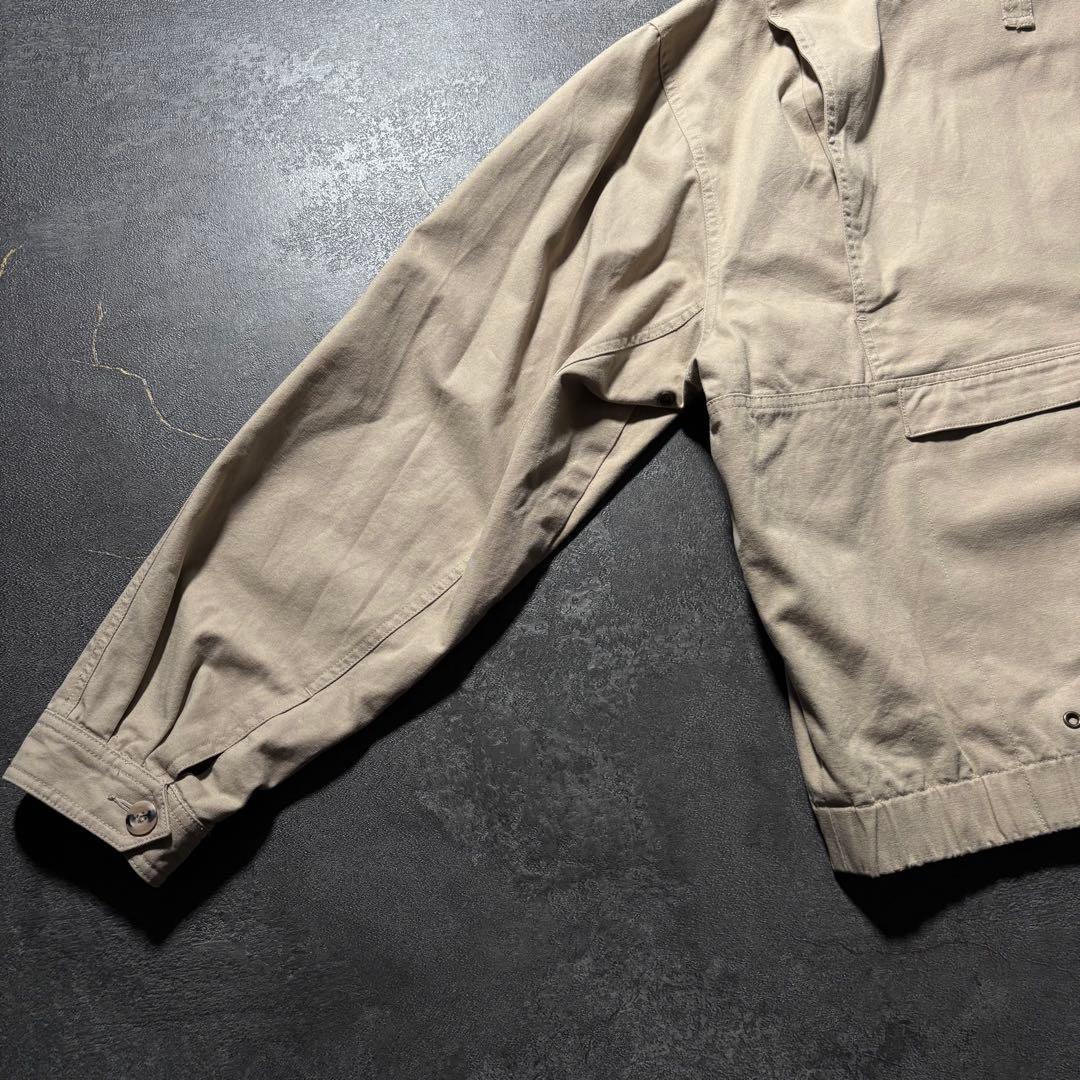 80s Eddie Bauer ハンティングジャケットジップブルゾン短丈古着L