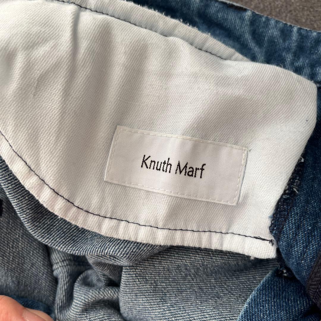 knuth marf フレアデニムパンツ
