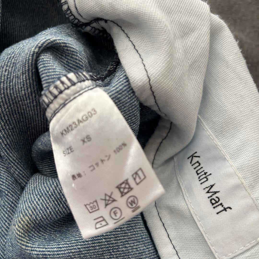 knuth marf フレアデニムパンツ