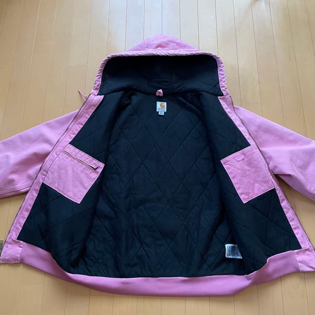 【メキシコ製】Carhartt アクティブジャケット WJ130 PKR ピンク