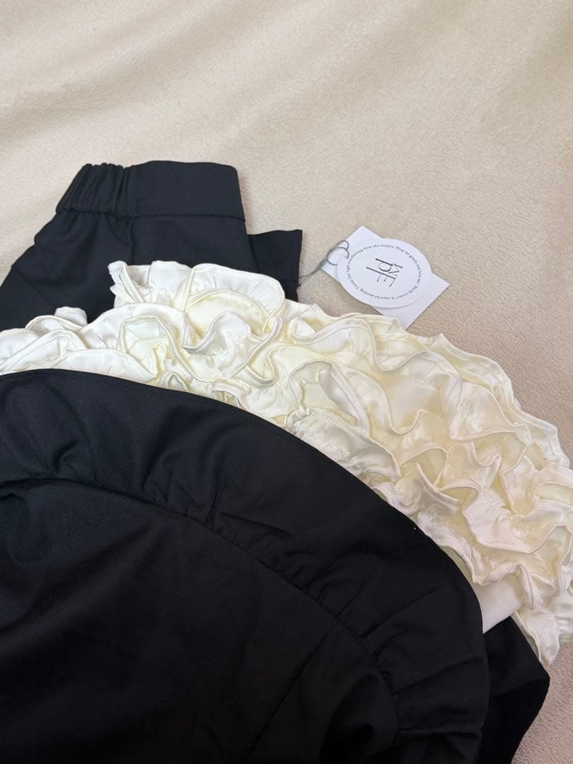 idem blooming frill long skirt ブラックS