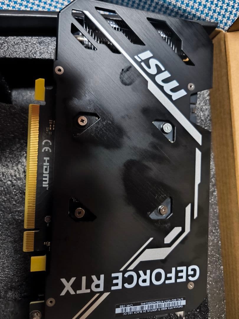 グラフィックボード・グラボ・ビデオカード MSI GeForce RTX 4060 Ti OC 16g