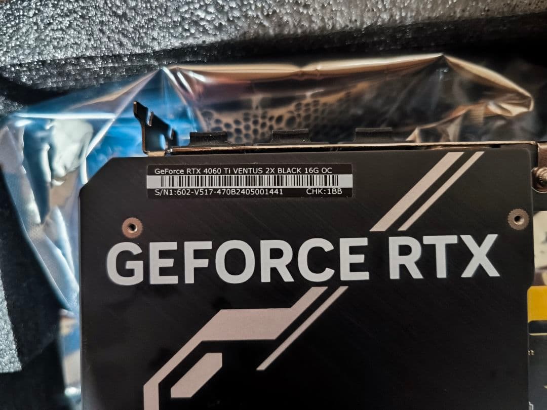グラフィックボード・グラボ・ビデオカード MSI GeForce RTX 4060 Ti OC 16g