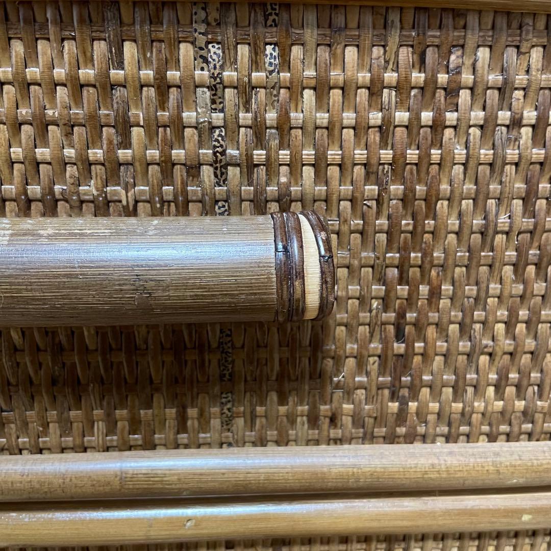ラタン 籐 チェスト 家具 4段 タンス レトロ アンティーク