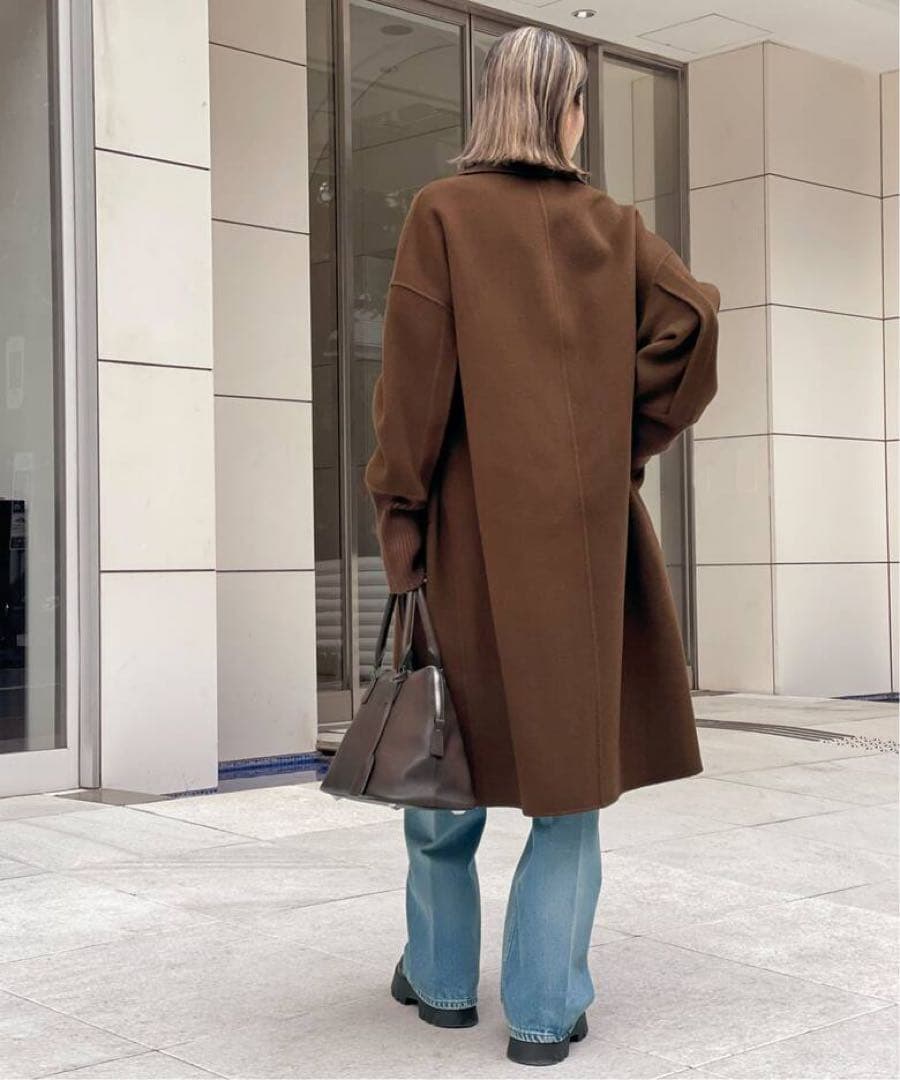 ジャケット・アウター L'Appartmement RIB WOOL COAT